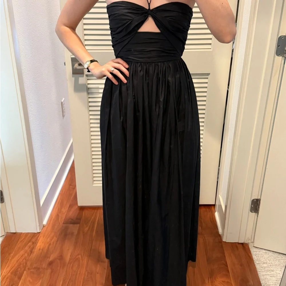 Matteau Black Bandeau Ruched Sundress - Picture 2 of 2